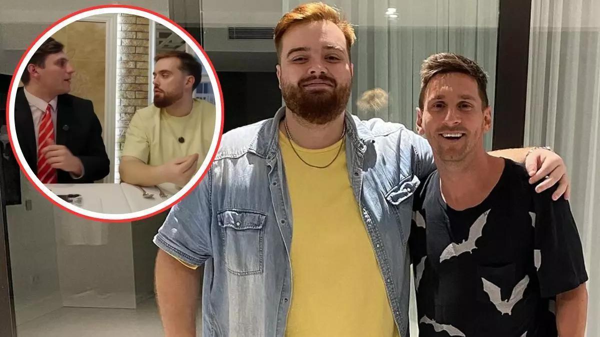Ibai revela a Gaspi secretos de su cena en casa de Messi en 2021.