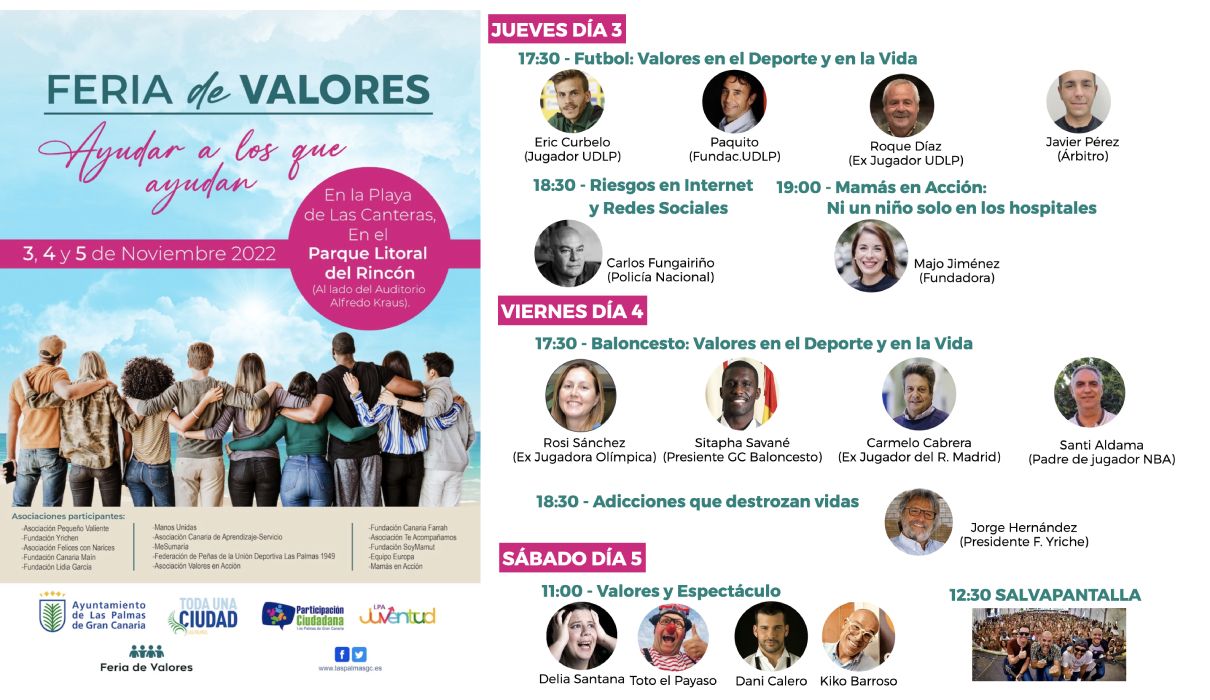 Programa de la Feria de Valores.