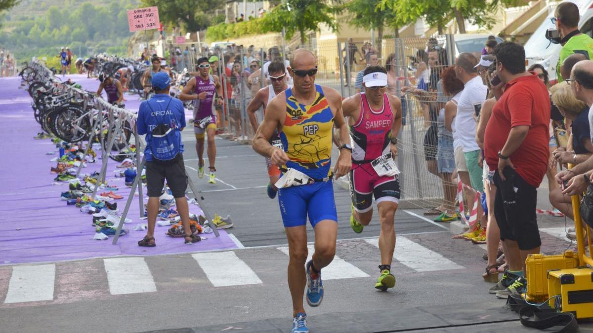 Una imagen del Triatló d&#039;Antella.