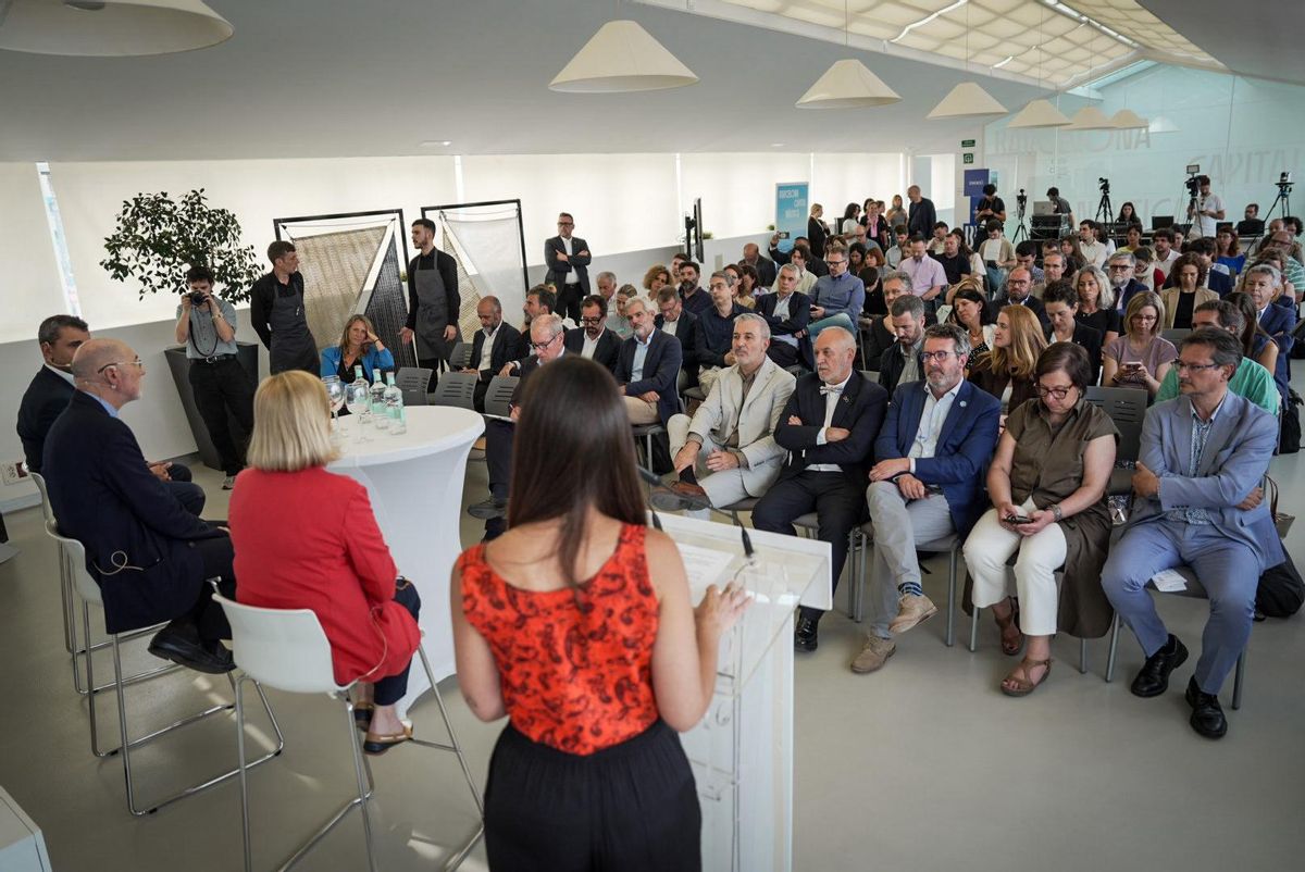 Presentación del centro de la economía azul este jueves, en la Fundació Barcelona Capital Nàutica.