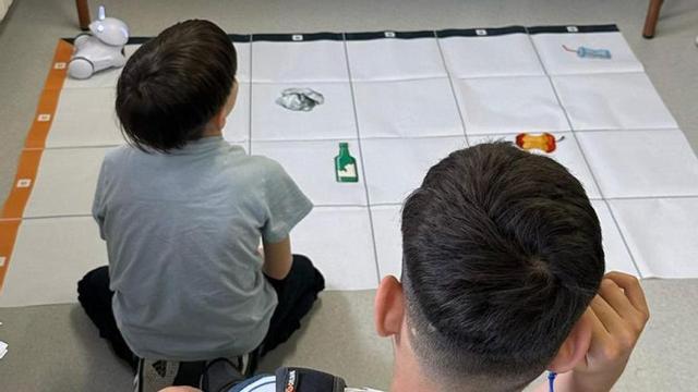 Alumnos en el Aula del Futuro del centro. | L.O.