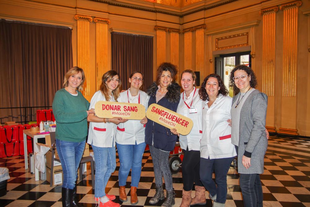 Marató de Donants de Sang de Catalunya a l'Ajuntament de Girona