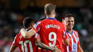 Sorloth se estrena a lo grande y el Atlético arrasa en Hong Kong