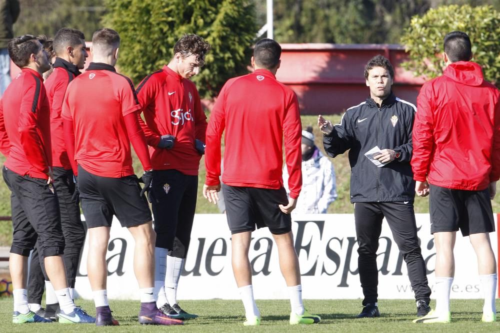 Entrenamiento del Sporting