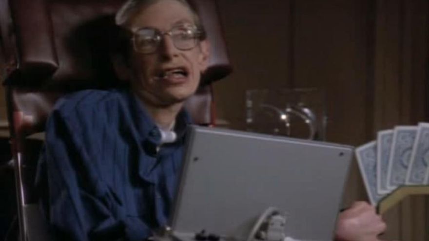 Stephen Hawking, en un episodio de &quot;Star Trek&quot;.