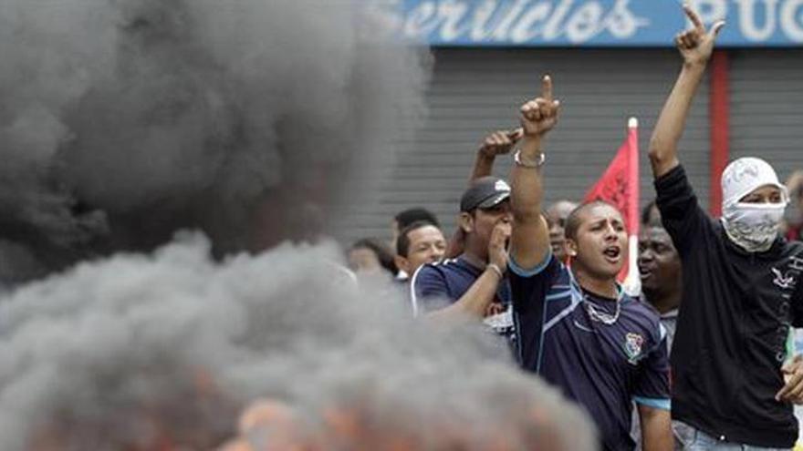 Choques brutales en la quinta jornada de protestas en Panamá