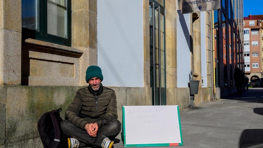 Un vilagarciano sin hogar pierde el Ingreso Mínimo Vital por no tener casa para empadronarse