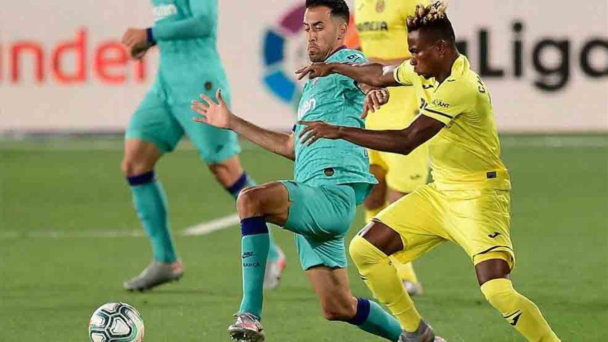 El Barça jugó un muy buen primer tiempo en Villarreal