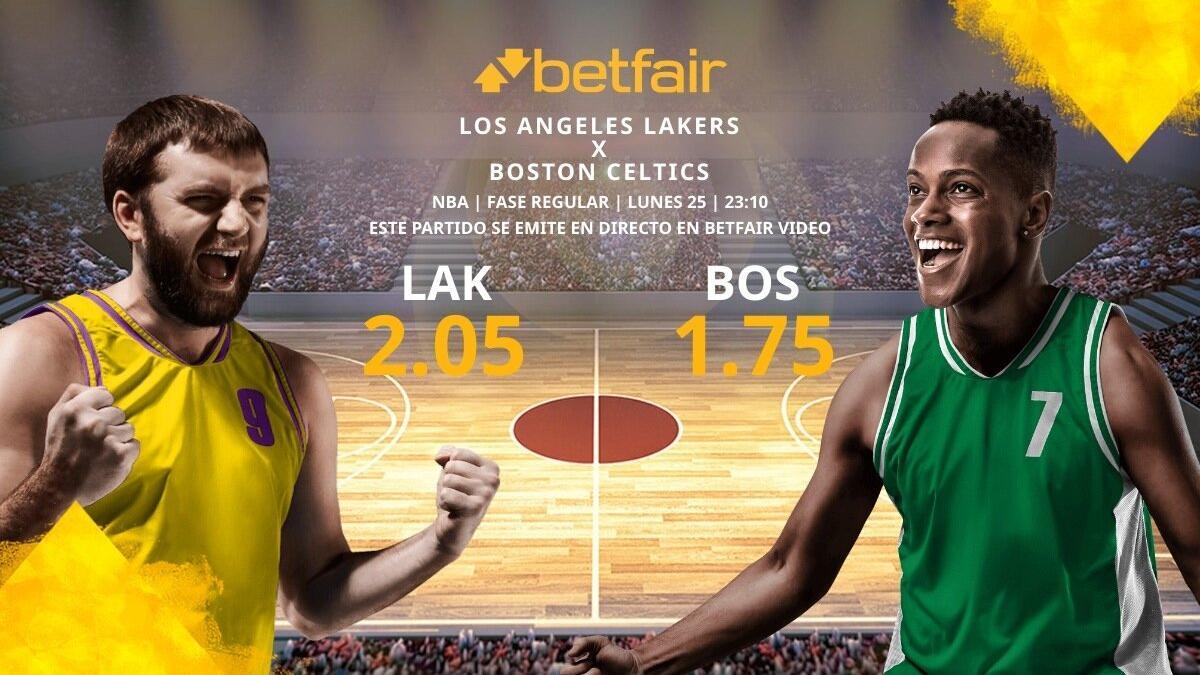 Los Angeles Lakers vs. Boston Celtics: horario, TV, estadísticas, clasificación y pronósticos