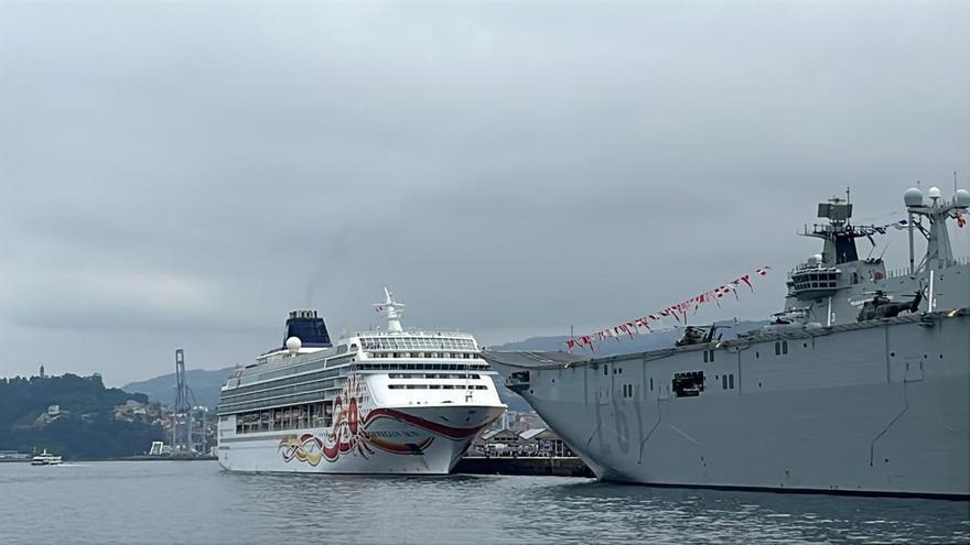 Última visita a Vigo del crucero estadounidense «Norwegian Sun»