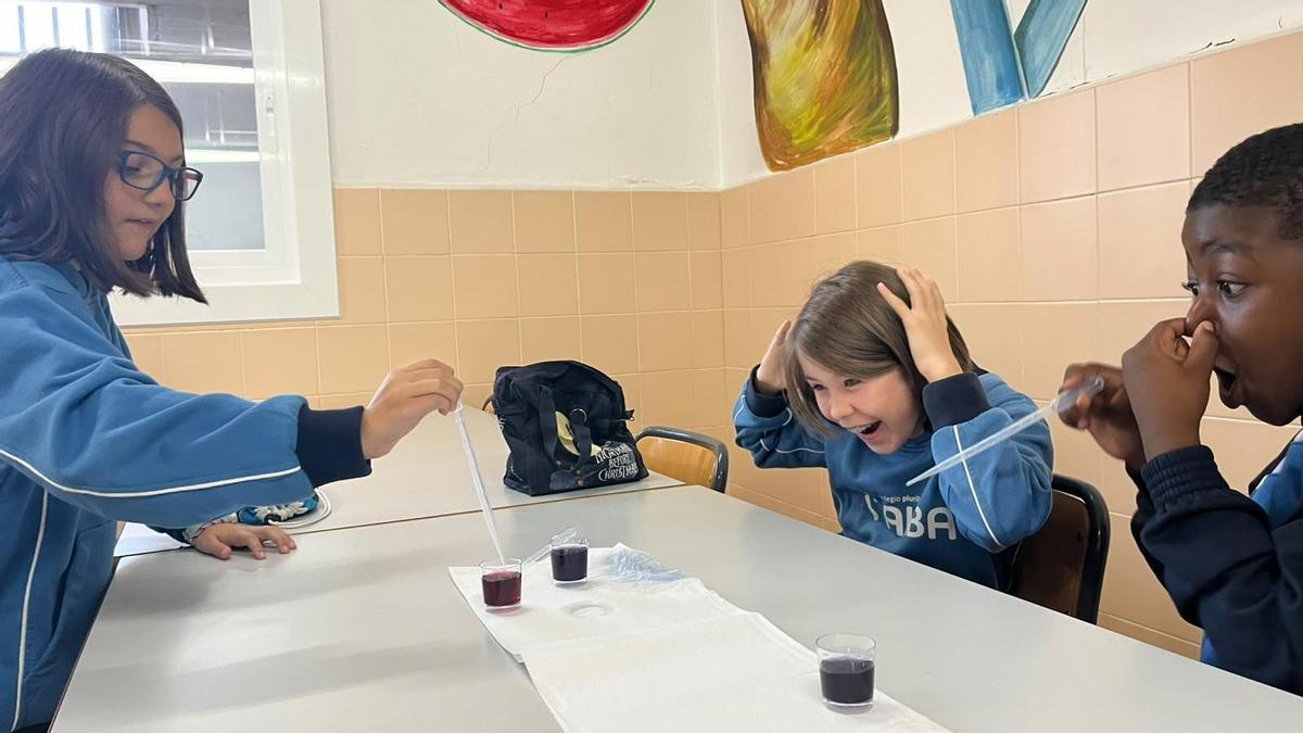 Recreos entre pipetas, experimentos e novas amizades no Colexio Alba de Vigo
