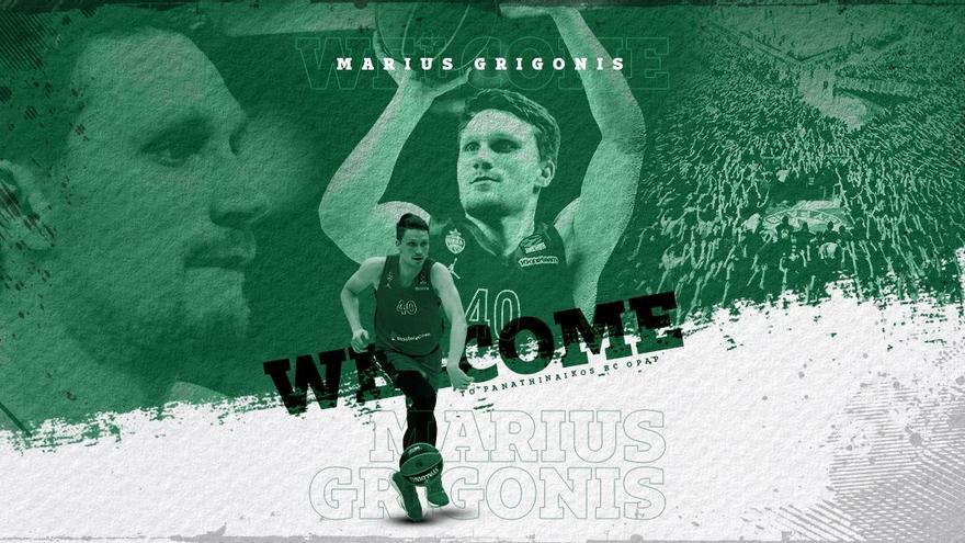 ¡Oficial! El Panathinaikos se lleva a Marius Grigonis