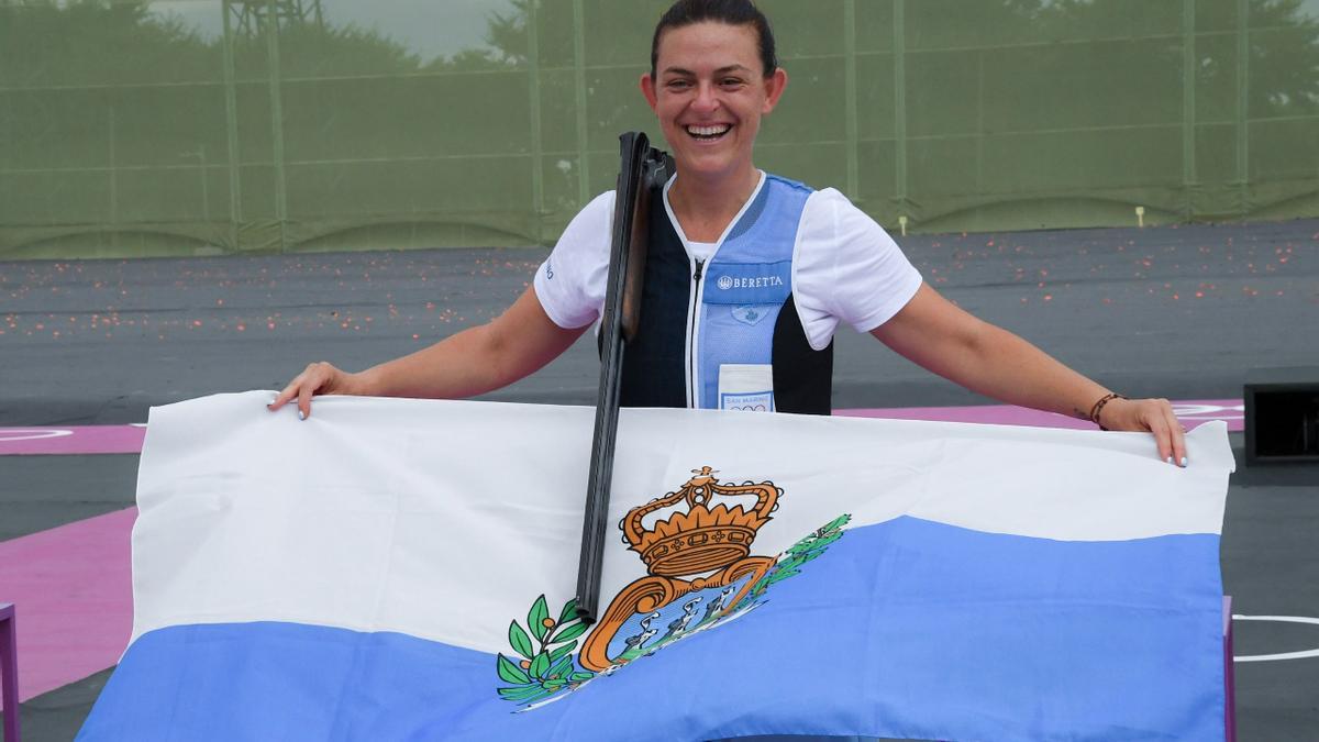 La tiradora Perilli da a San Marino la primera medalla de su historia