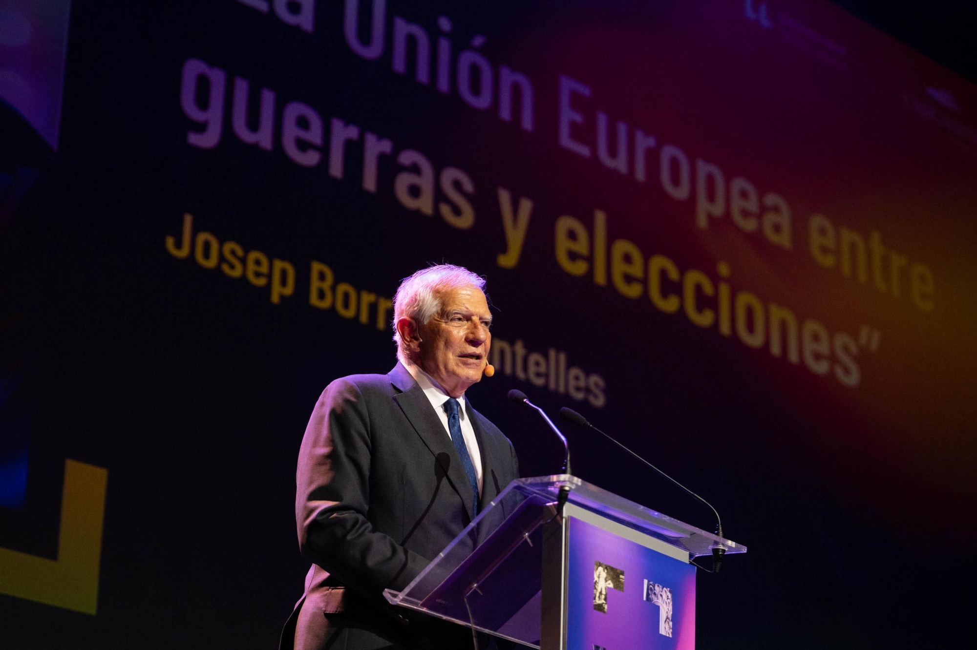 El político Josep Borrell inaugura el Campus Internacional Ciudad de La Laguna