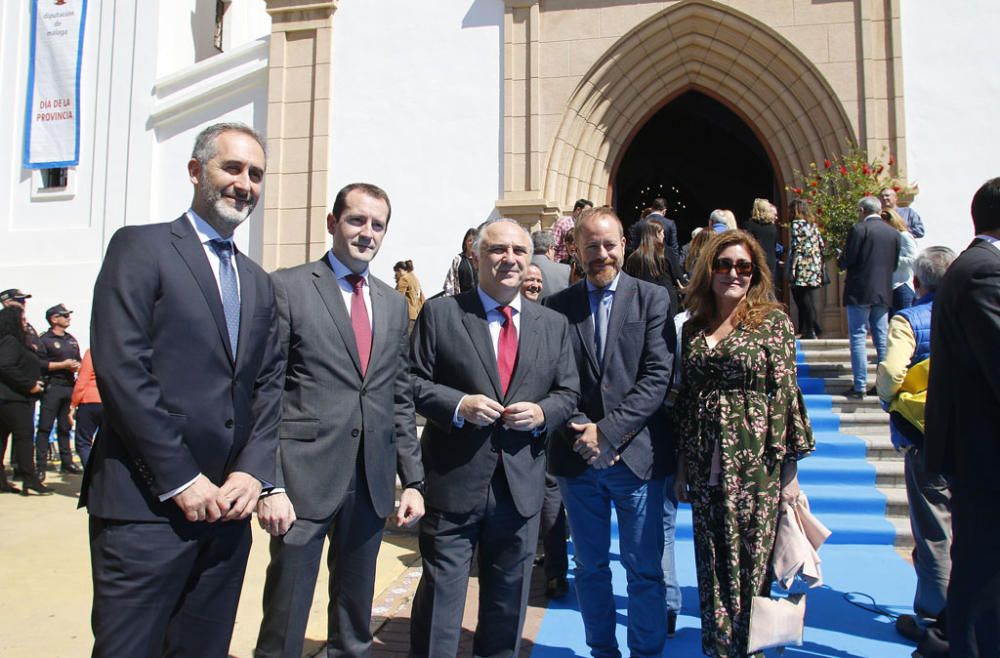 La Diputación ha entregado este viernes las Medallas de Oro del Día de Málaga en la iglesia Nuestra Señora del Rosario de La Cala del Moral