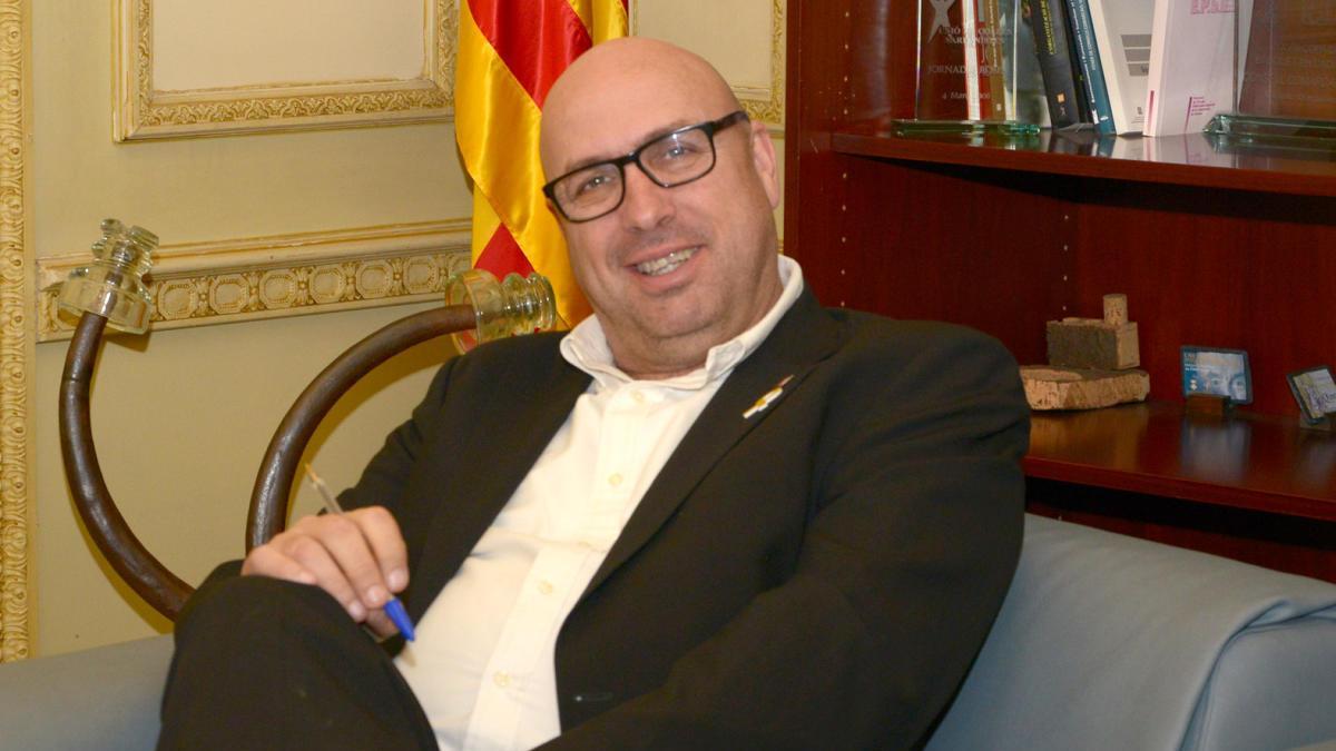L&#039;alcalde de Borrassa i diputat al Parlament Ferran Roquer.