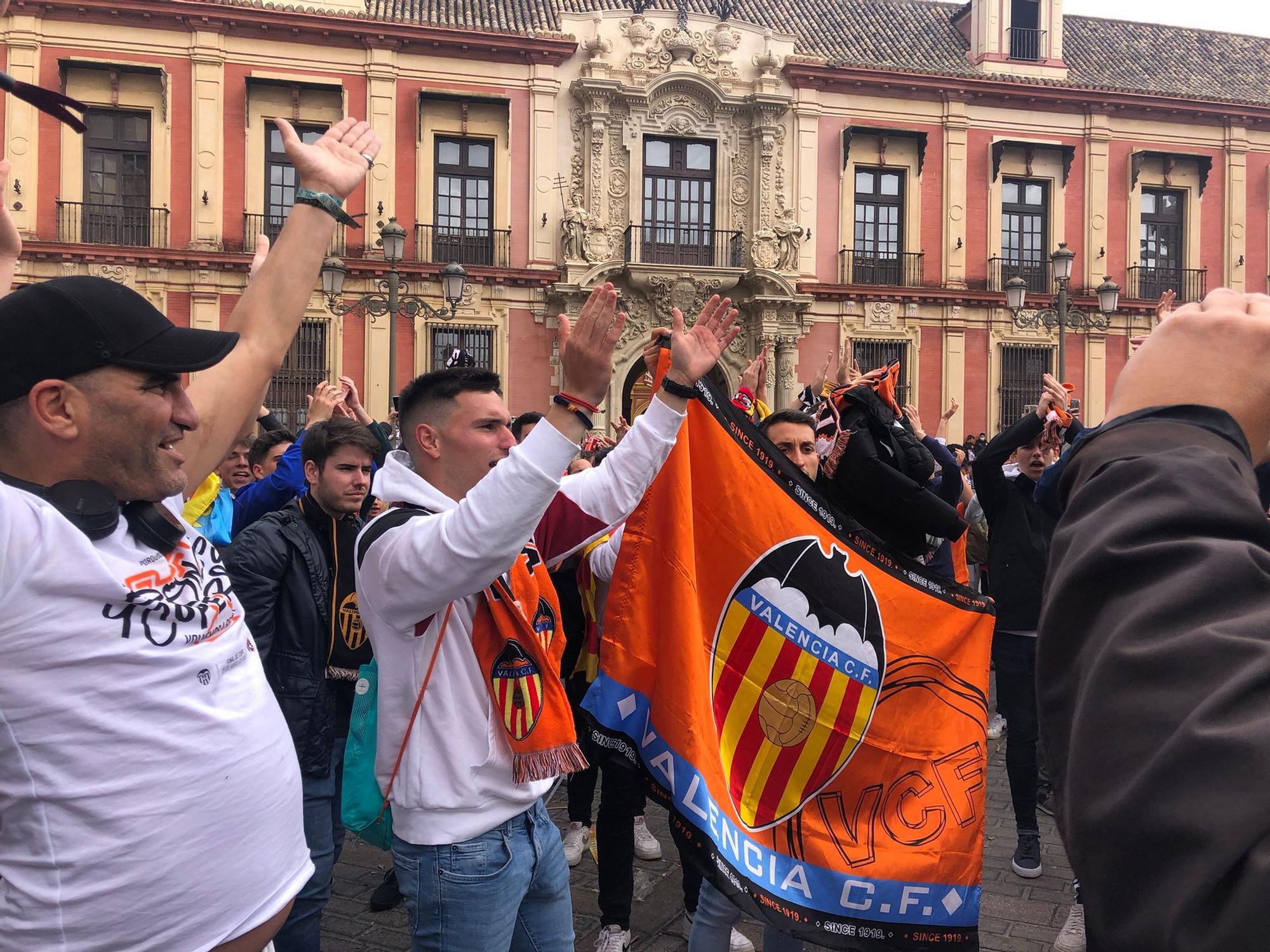 El valencianismo toma Sevilla: así está la ciudad