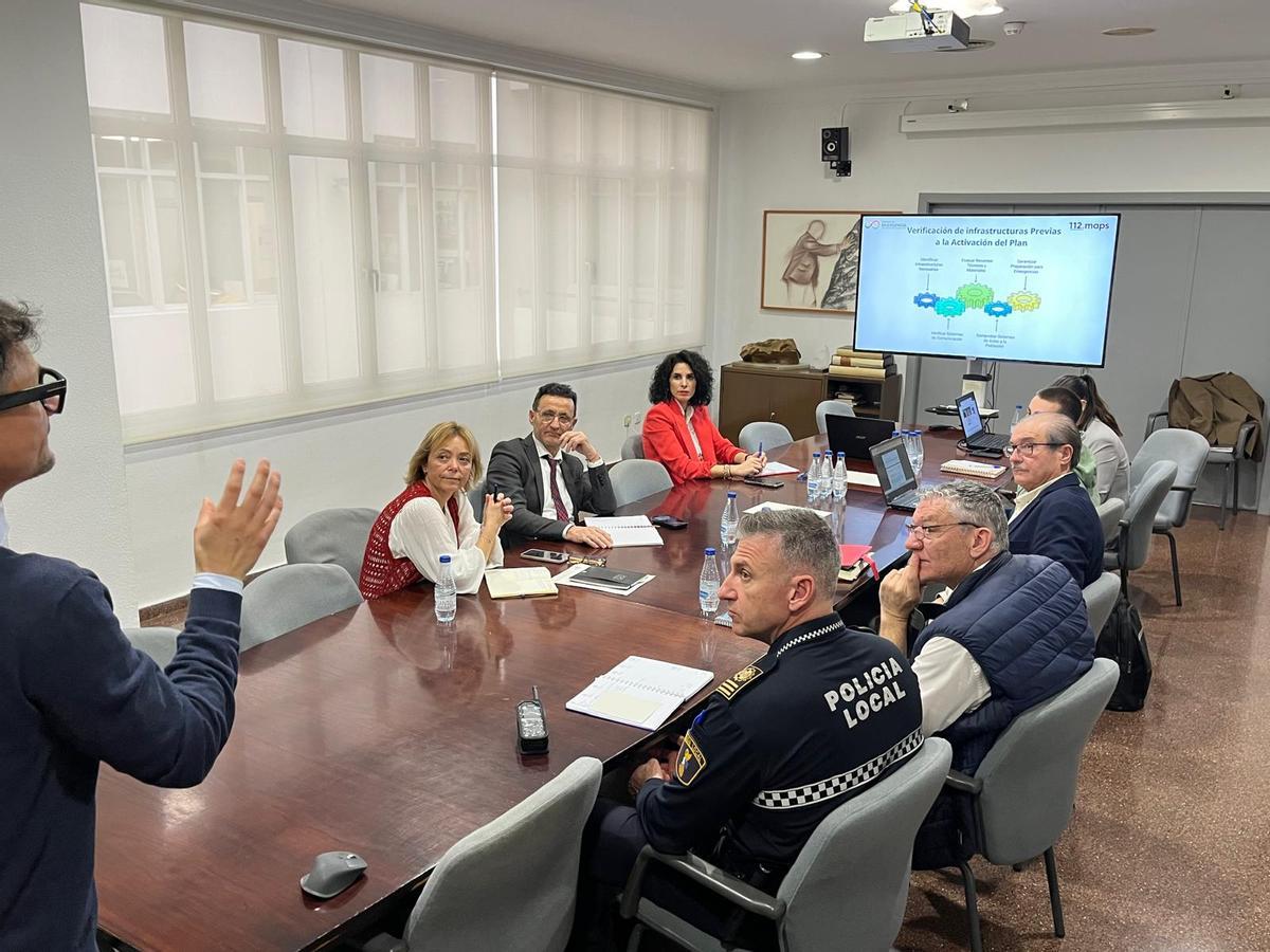 Reunión técnica del plan de emergencias de Quart de Poblet.