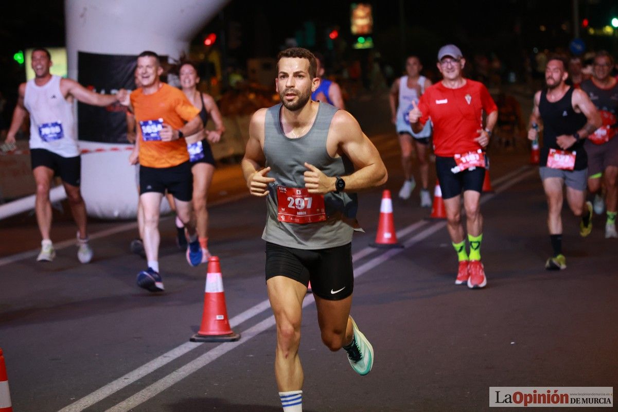 Las mejores imágenes de la carrera nocturna de Murcia