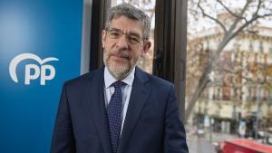 El vicesecretario de Economía y Desarrollo Sostenible del PP, Alberto Nadal, durante la entrevista con Europa Press