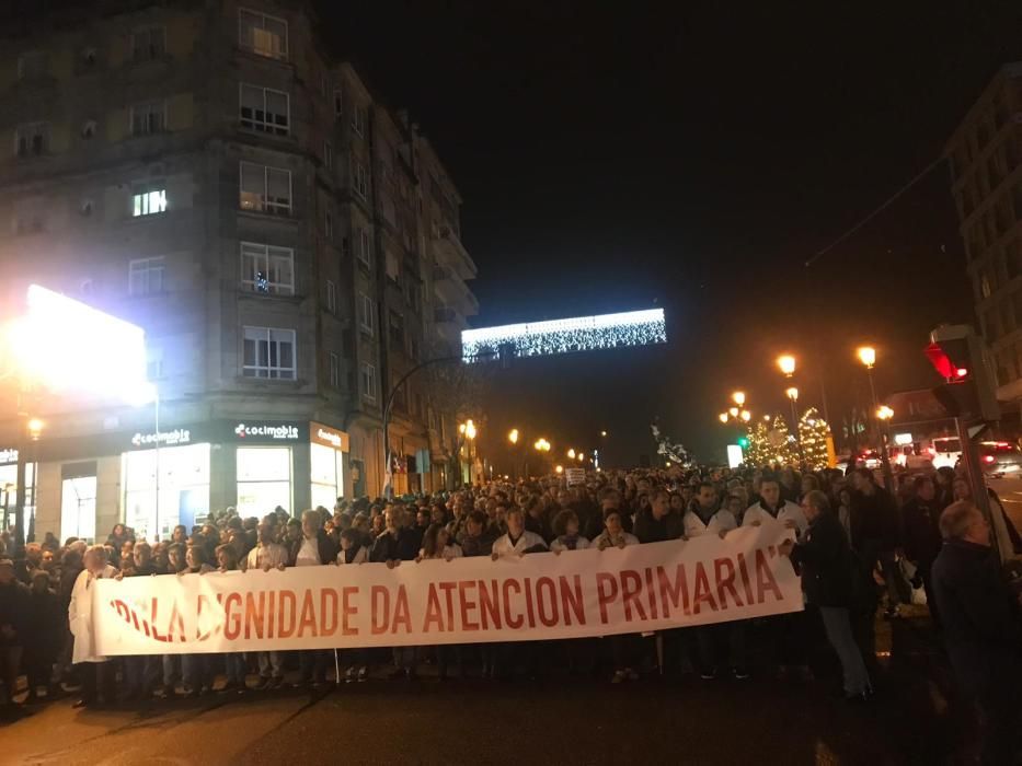 Manifestación en Vigo por la sanidad pública