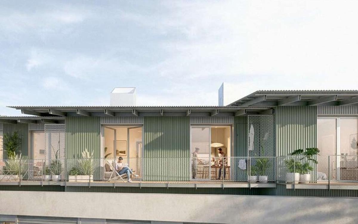 Propuesta de levante en un edificio público del municipio guipuzcoano de Mutriku.