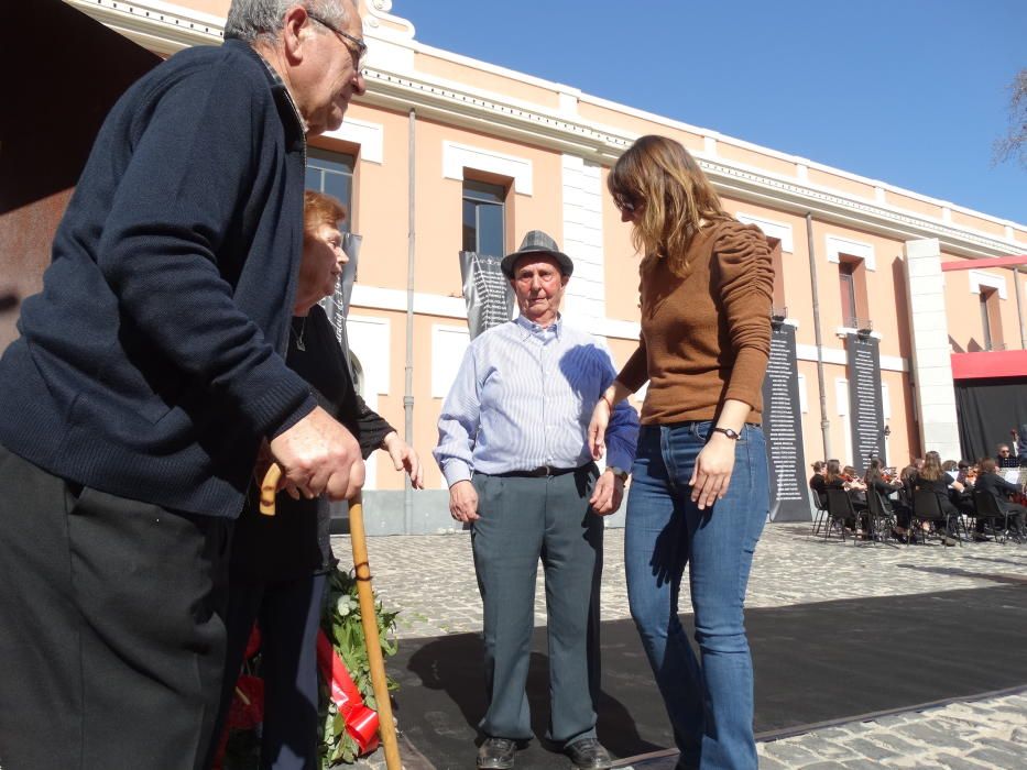 Homenaje a las víctimas del bombardeo franquista en Xàtiva