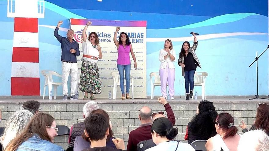 Unidas Sí Podemos presenta su candidatura al Ayuntamiento de Agüimes