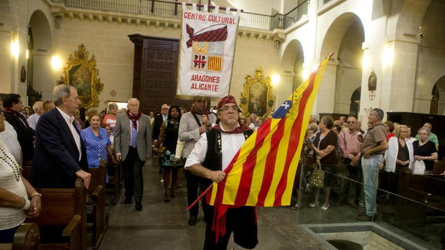 Actos de la Virgen del Pilar en Alicante del pasado año