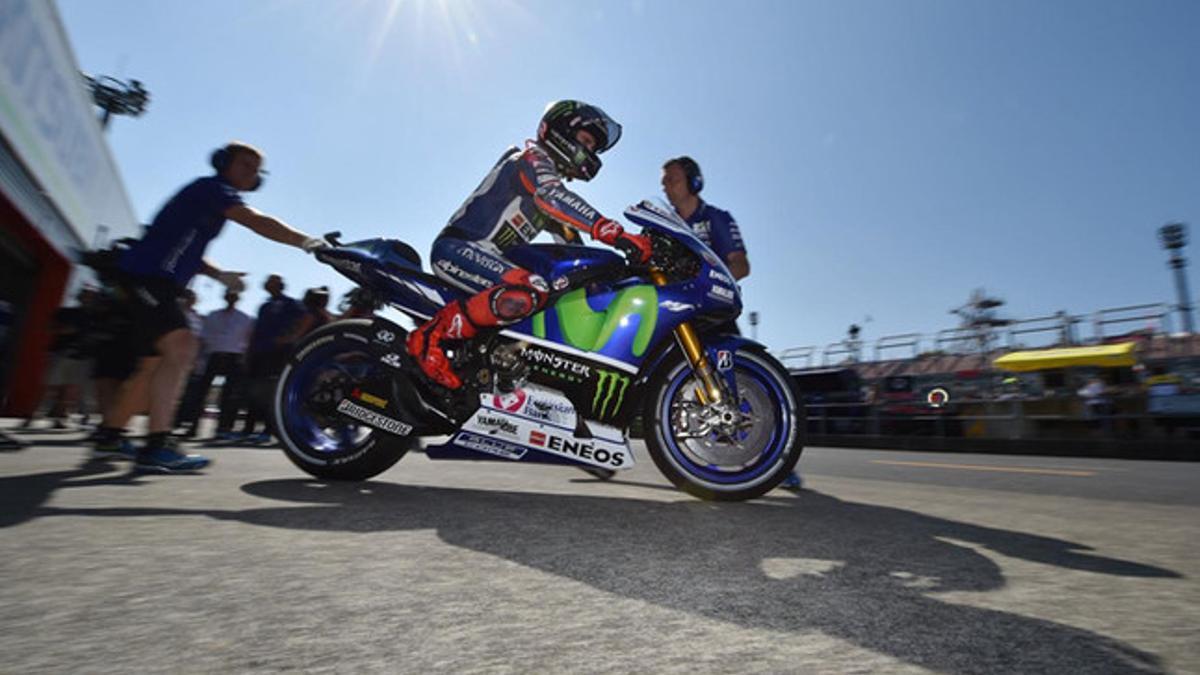 Jorge Lorenzo es el más rápido en los entrenamientos