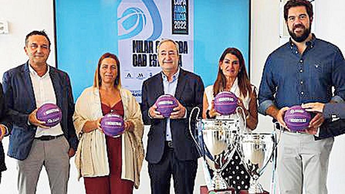 Presentación de la Copa Andalucía de baloncesto femenino.