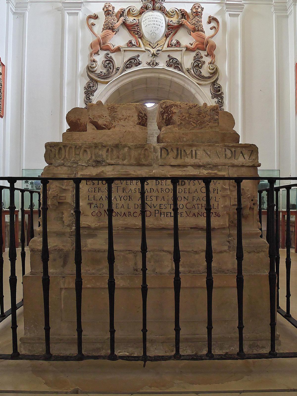 Sepulcro del Cid y esposa. San Pedro de Cardeña