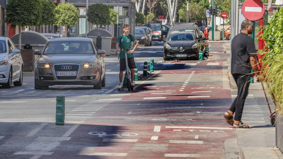 Carril bici de José María Buck de Elche