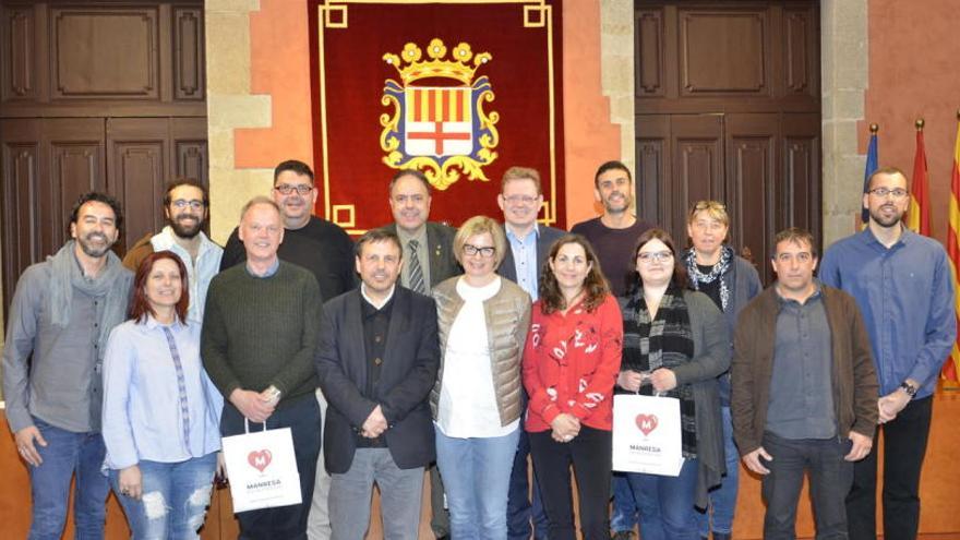 Membres de les delegacions a l&#039;ajuntament