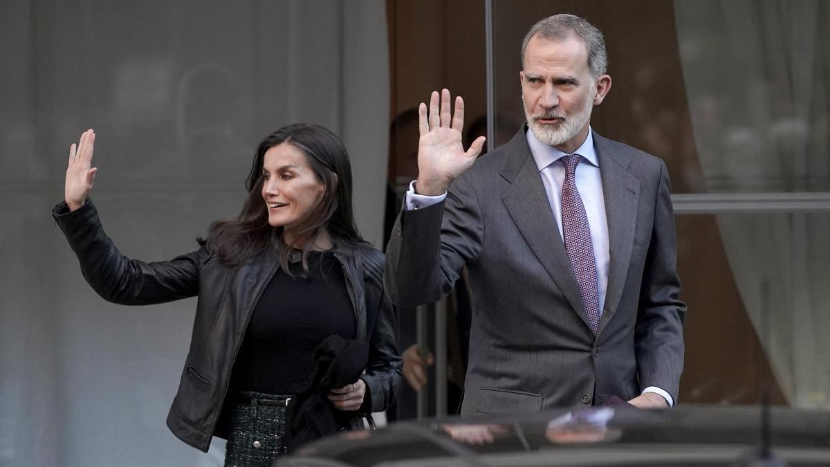 Felipe VI junto a la reina Letizia en una imagen de archivo.