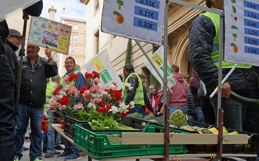 Así ha sido la manifestación de los agricultores