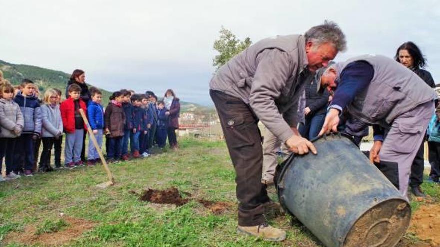 Dia de l&#039;Arbre La Font planta una carrasca en el futuro Centro de Día