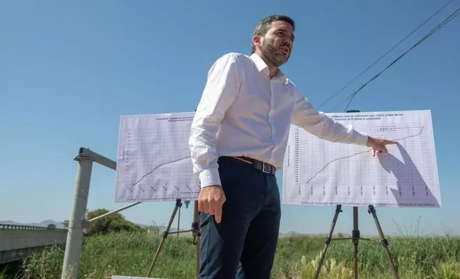 Luengo denuncia que la entrada de nitratos este año por el Albujón supera ya a la de 2021