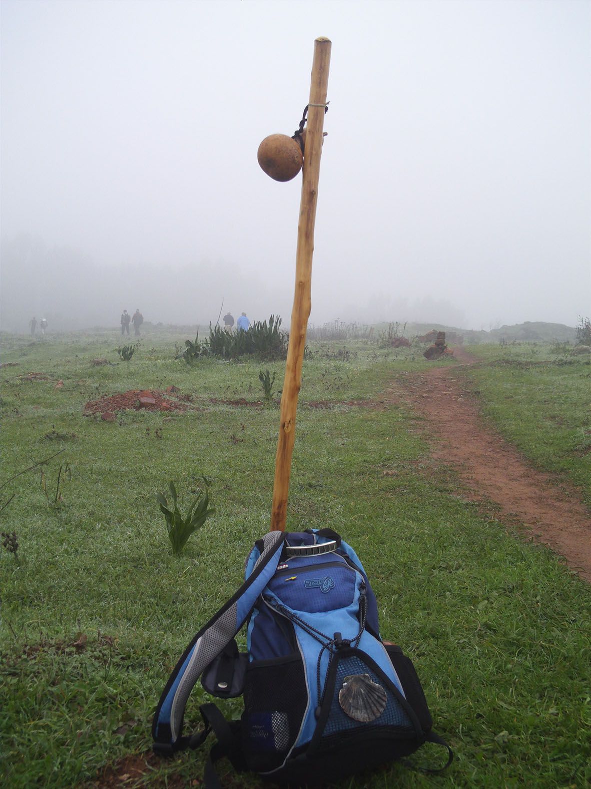 Material con el identificativo del Camino Mozárabe de Santiago