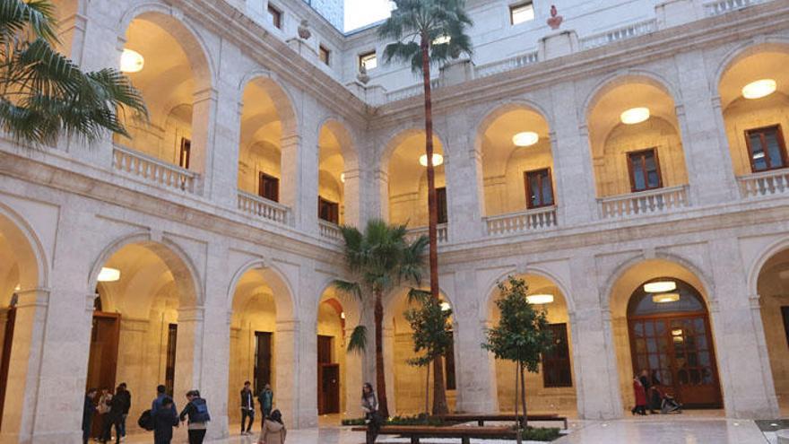 Interior del Museo de Málaga.