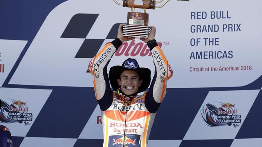 Márquez decide hablar en la pista para poner las cosas en su sitio