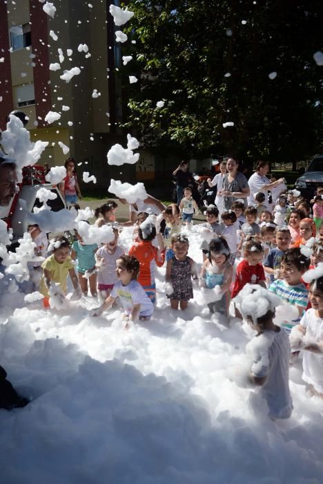 Nieve a las puertas del verano en la guardería