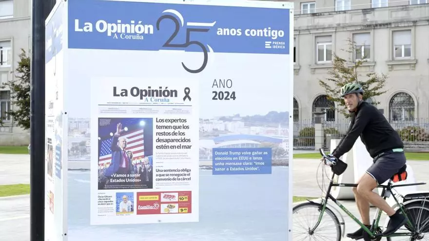 Inauguración de la exposición conmemorativa de los 25 años de LA OPINIÓN A CORUÑA