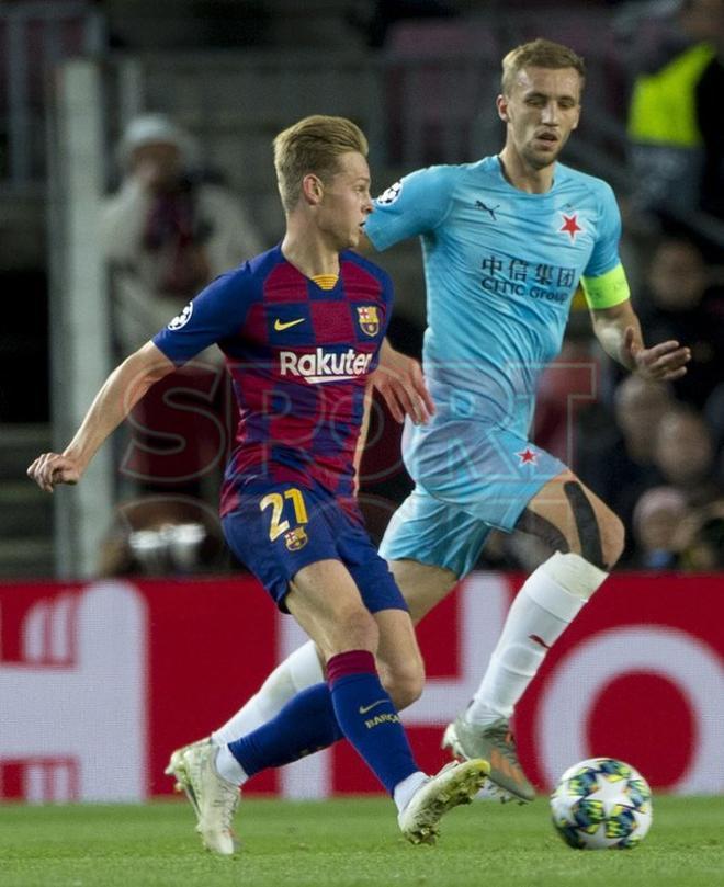 Liga Campeones, FC Barcelona, 0 - Slavia Praga, 0