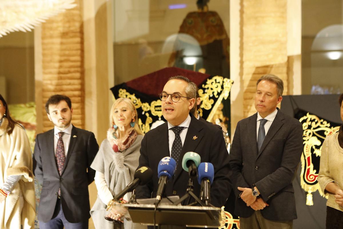 Miguel Ángel Peña durante la presentación.