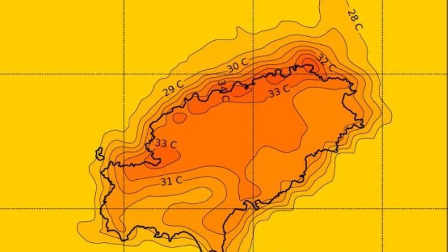 Activado el aviso amarillo por lluvia y tormenta en Ibiza y Formentera