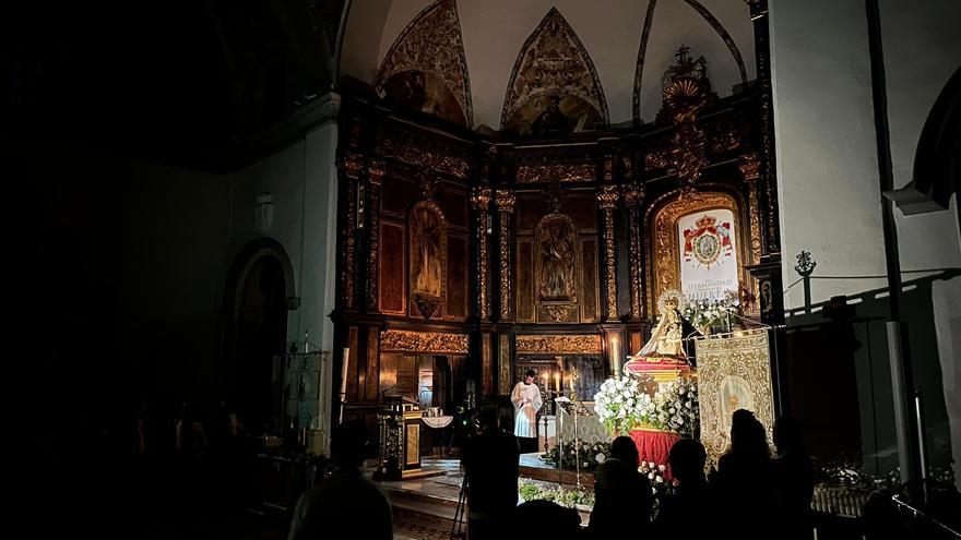 La Virgen de las Huertas de Lorca vive su noche más solemne por una avería eléctrica