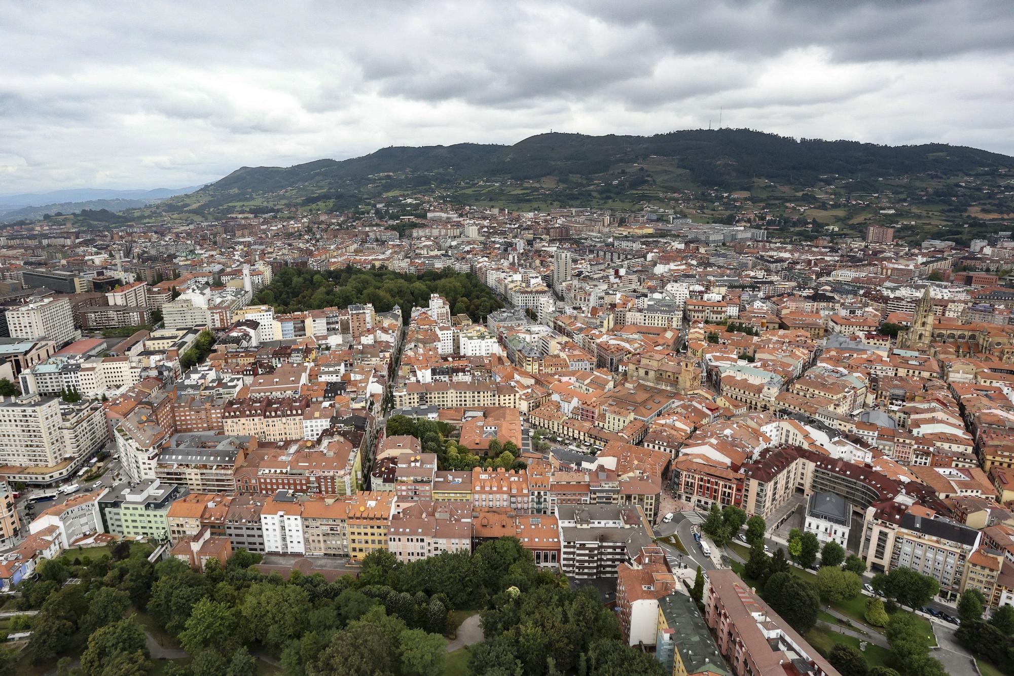 Las mejores imágenes de Oviedo desde el aire