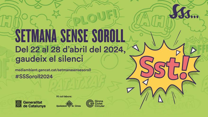 Girona s’adhereix a la Setmana Sense Soroll per conscienciar sobre la contaminació acústica