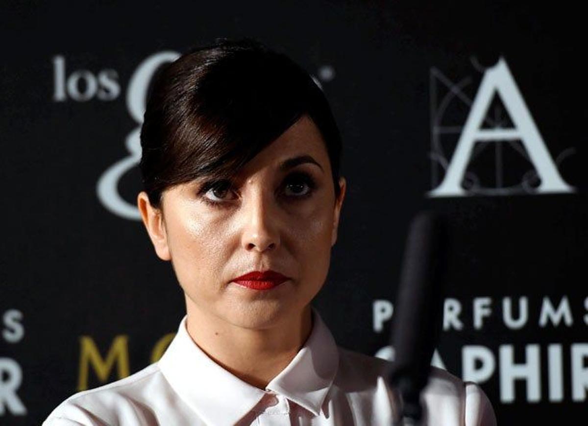 Marian Álvarez durante la lectura de las nominaciones a los Premios Goya 29 edición